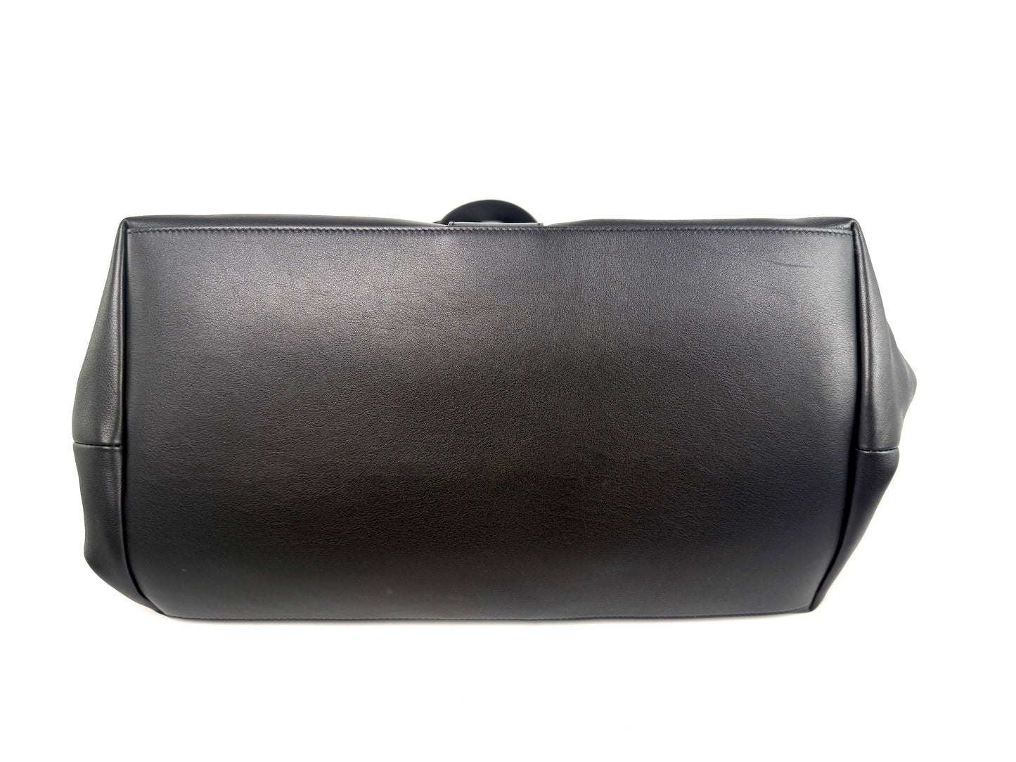 Saint Laurent Y Stitch YSL Black Calfskin Leather Tote Bag