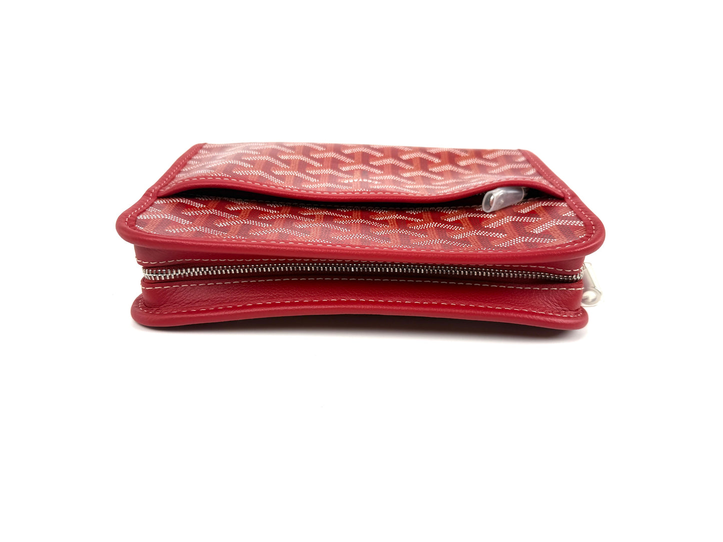 GOYARD Jouvence Red Pouch Cosmetic Toiletry Case PM New