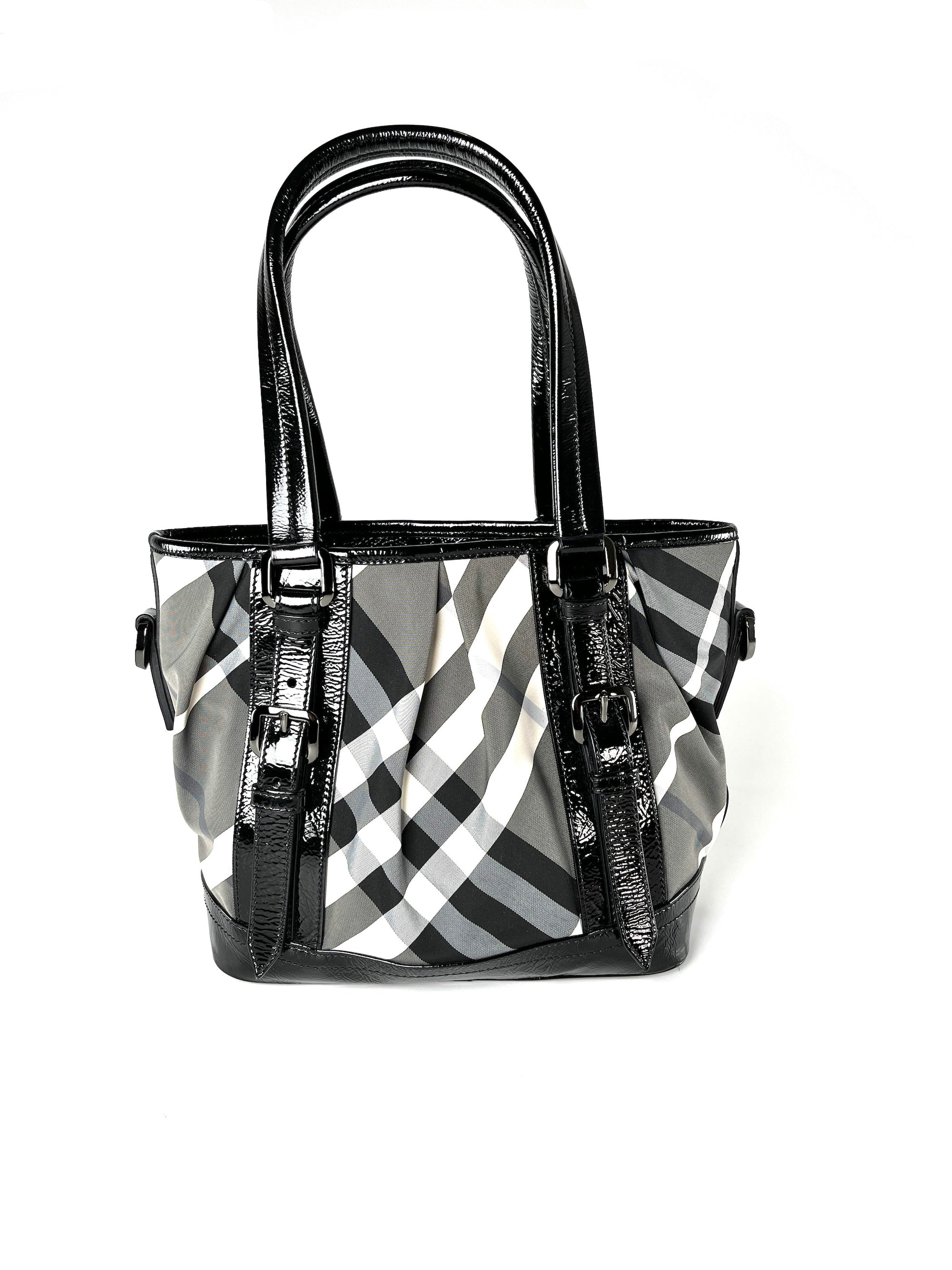 Burberry beat check nylon tote bag Clearance