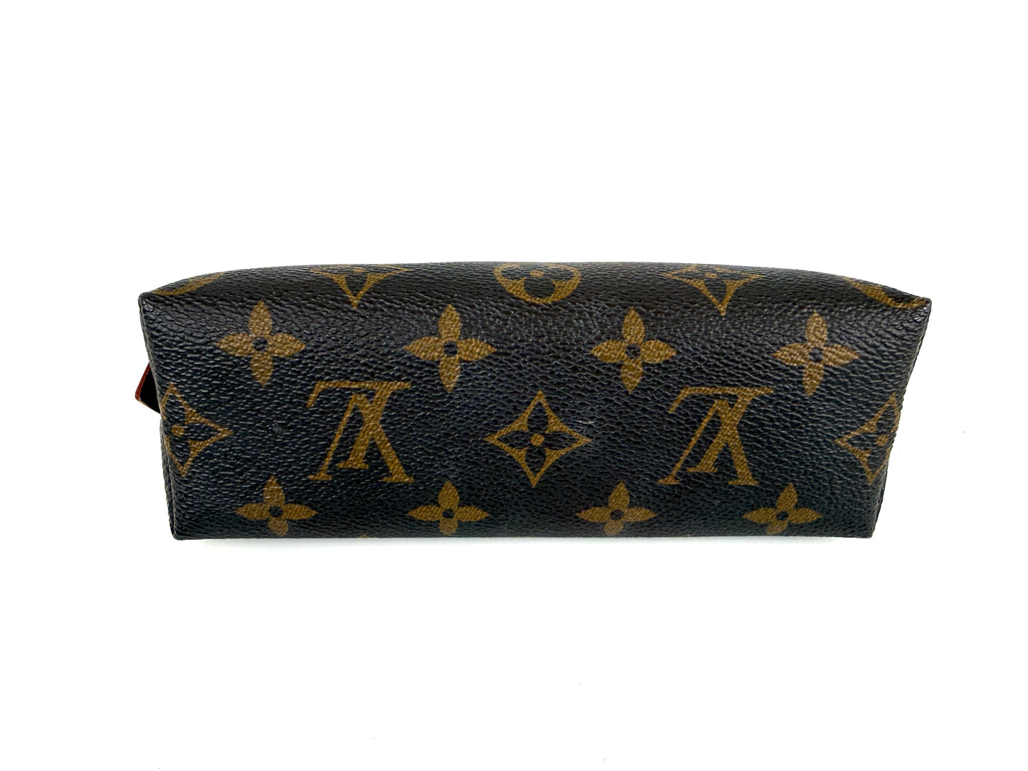 LOUIS VUITTON Brown Monogram Cosmetic Zip Pouch