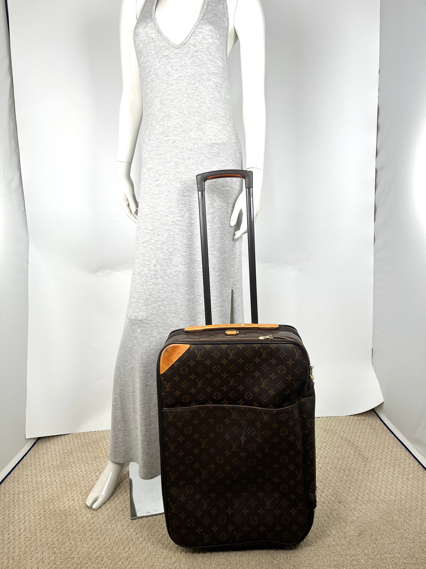 Vintage LOUIS VUITTON Monogram Pegase 50 Suitcase