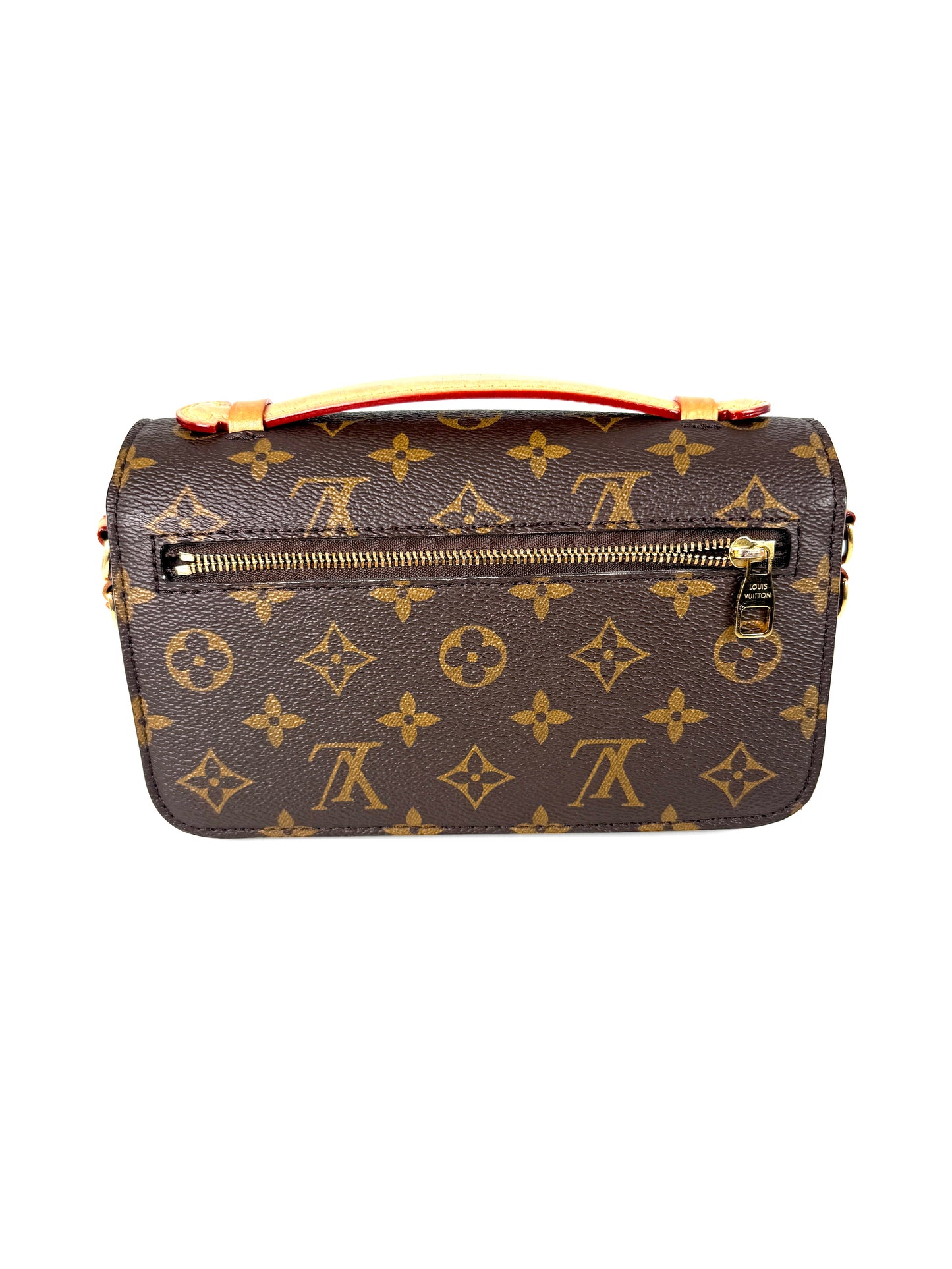 Louis Vuitton Pochette Metis East West Brown Monogram Crossbody Bag