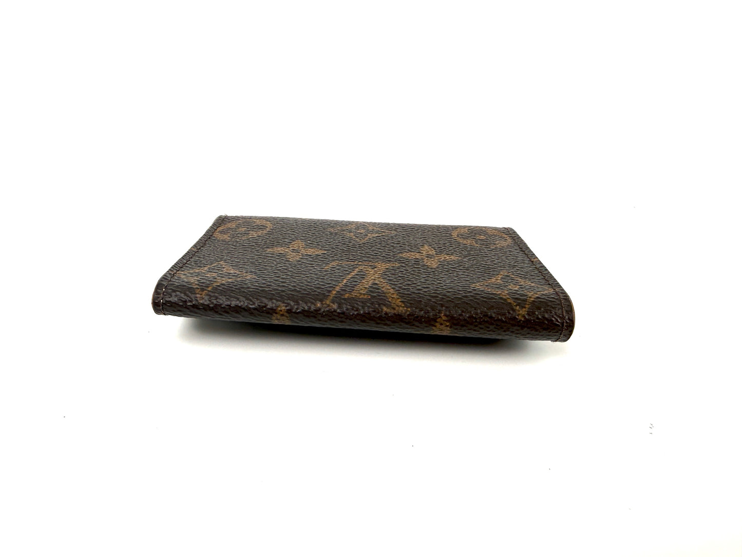 LOUIS VUITTON Monogram 6 Key Holder Case Brown Pink