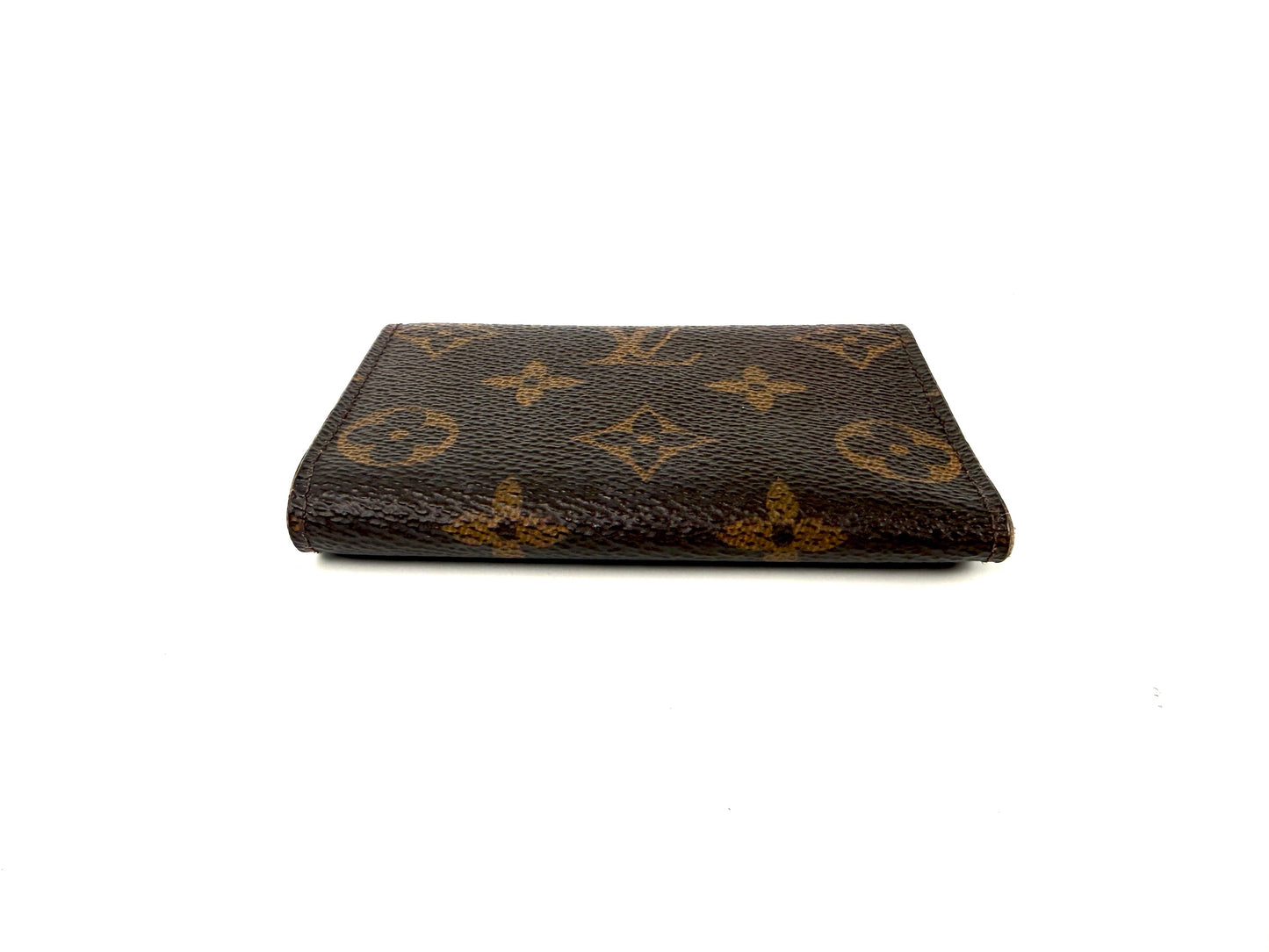 LOUIS VUITTON Monogram 6 Key Holder Case Brown Pink