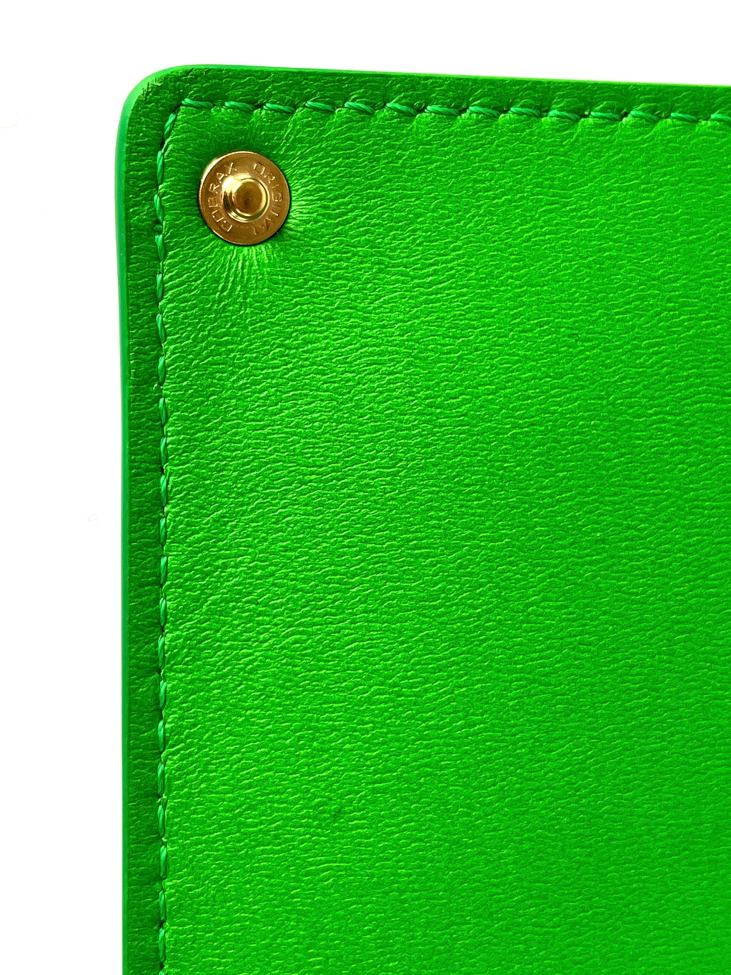 New FENDI Green Peekaboo Nappa Leather Tomatillo Pocket