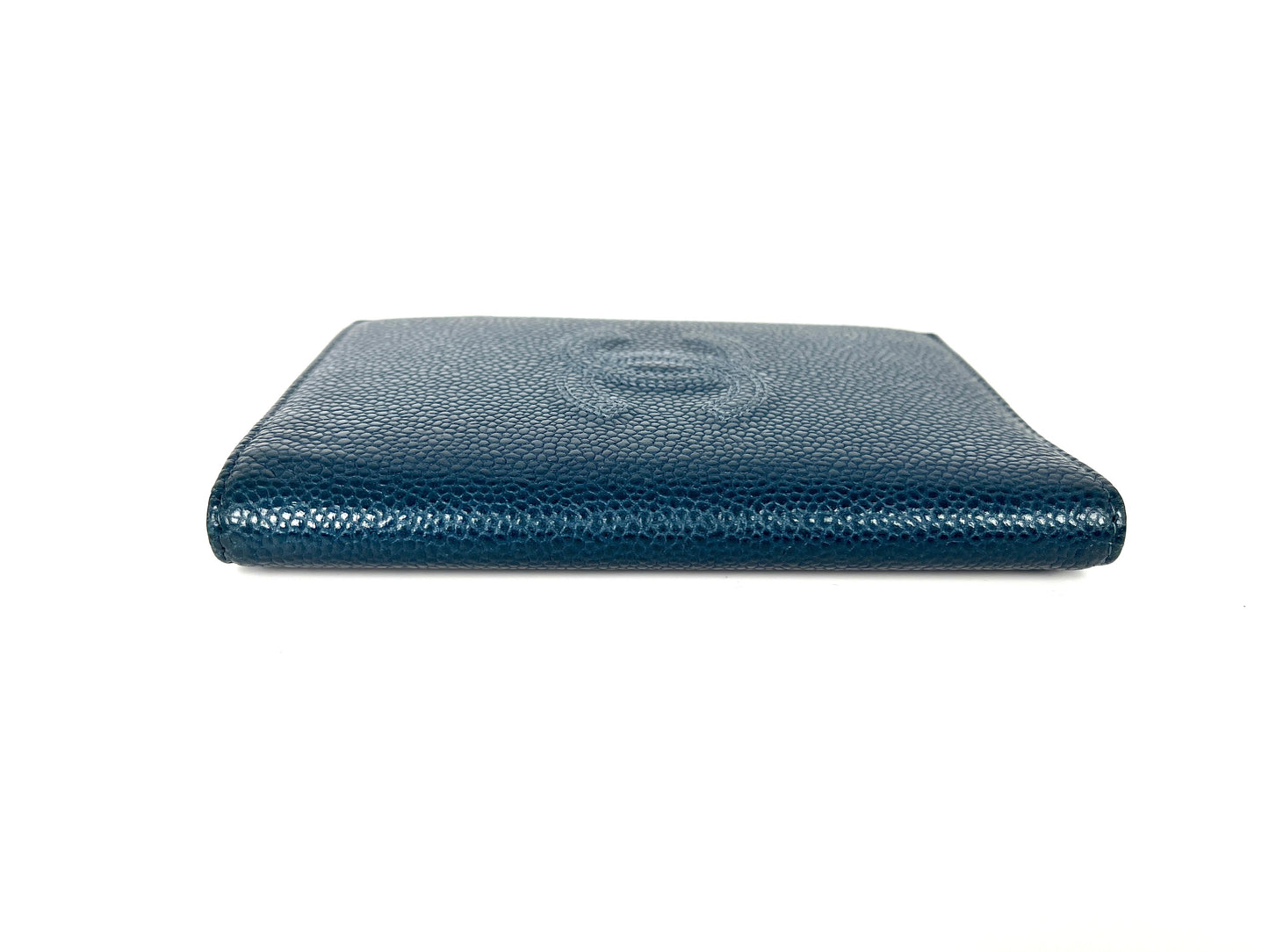 CHANEL Timeless CC 2019 Caviar Blue Passport Holder Case Cover