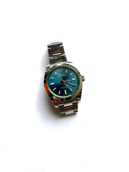 ROLEX Oyster Perpetual Milgauss Blue Dial Stainless Steel 40mm Watch