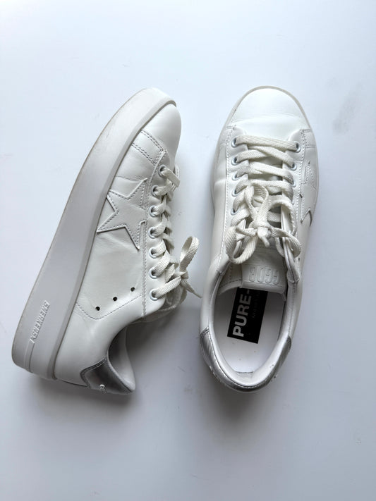 Golden Goose White Pure Star Vegan Sneakers 38 8