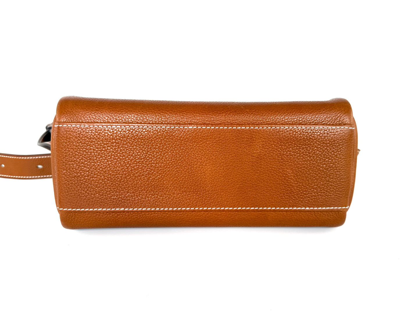 Hermes Kelly Messenger PM Barenia Faubourg 34 Fauve Leather Crossbody Shoulder Bag
