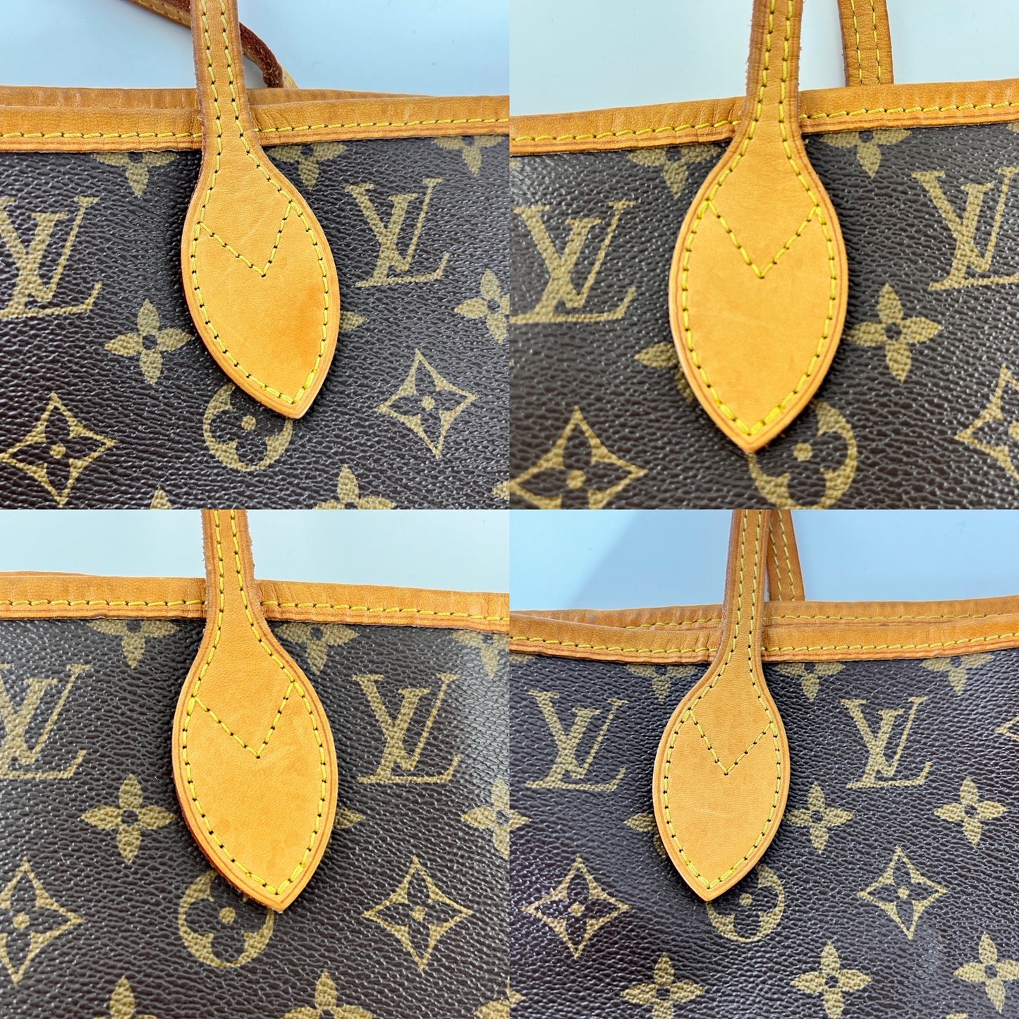 Louis Vuitton 2017 Neverfull Monogram Brown Pink MM Bag with Pouch