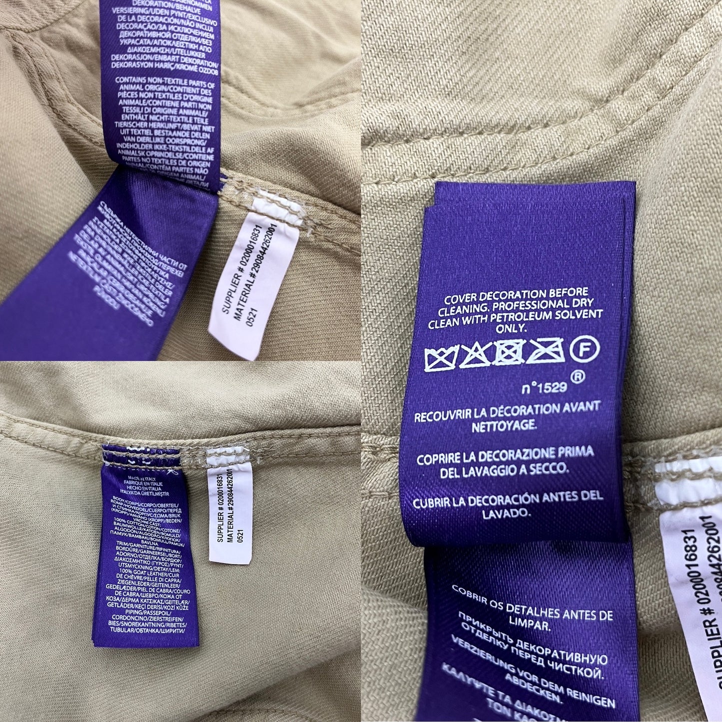 Ralph Lauren Purple Label Patched Utility Jacket 4
