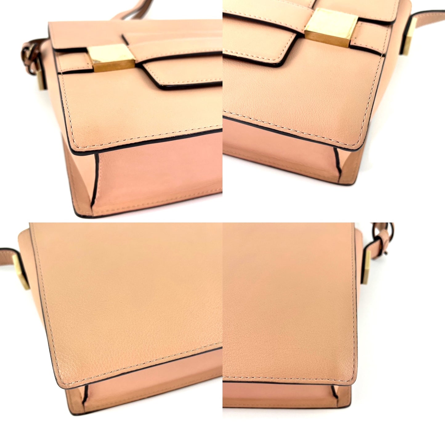 DELVAUX Madame PM Pink Hardware Crossbody Bag