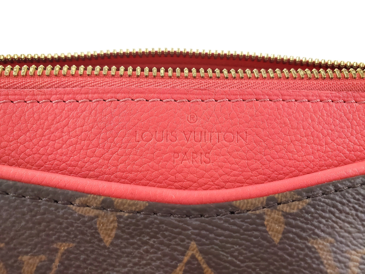Louis Vuitton Pallas MM Dahlia Pink Monogram Logo Satchel Bag