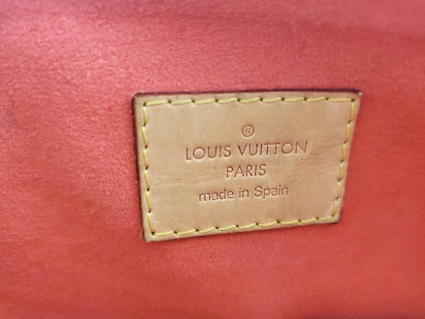 Louis Vuitton Pallas MM Dahlia Pink Monogram Logo Satchel Bag