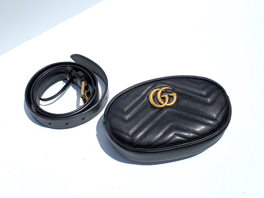 GUCCI GG Marmont Matelasse Belt  Bag 85