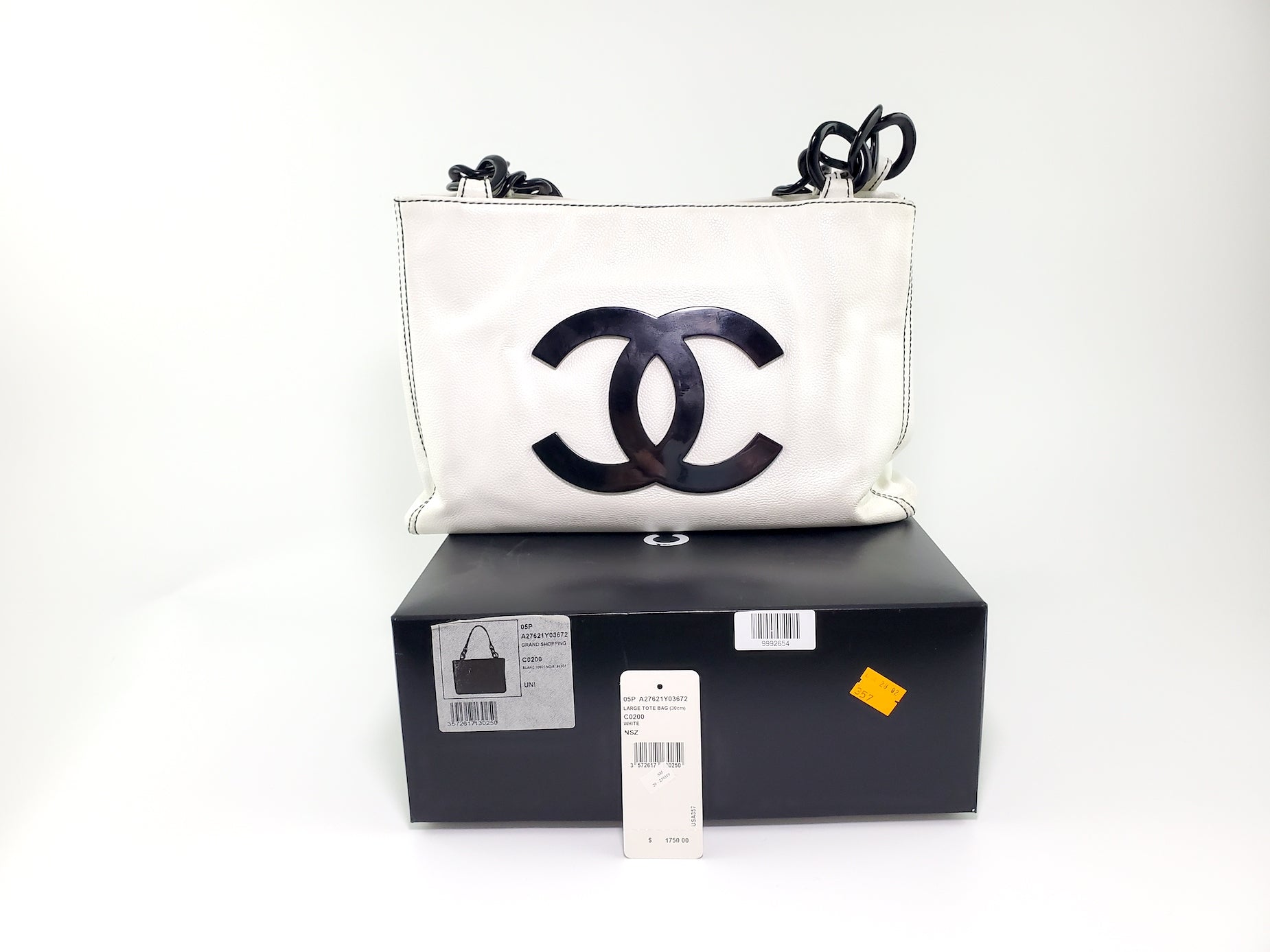 CHANEL 2005 Large Grand Shopping Tote