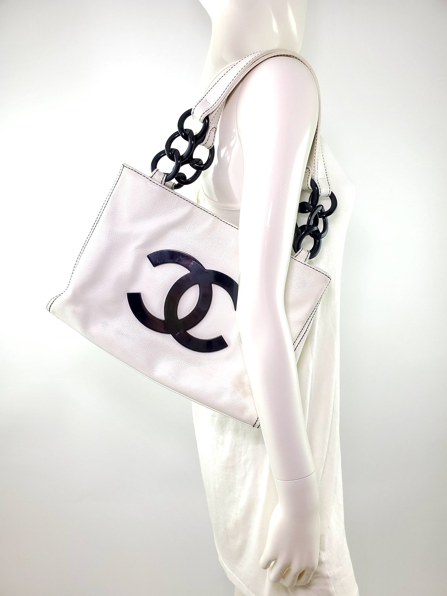 CHANEL 2005 Large Grand Shopping Tote