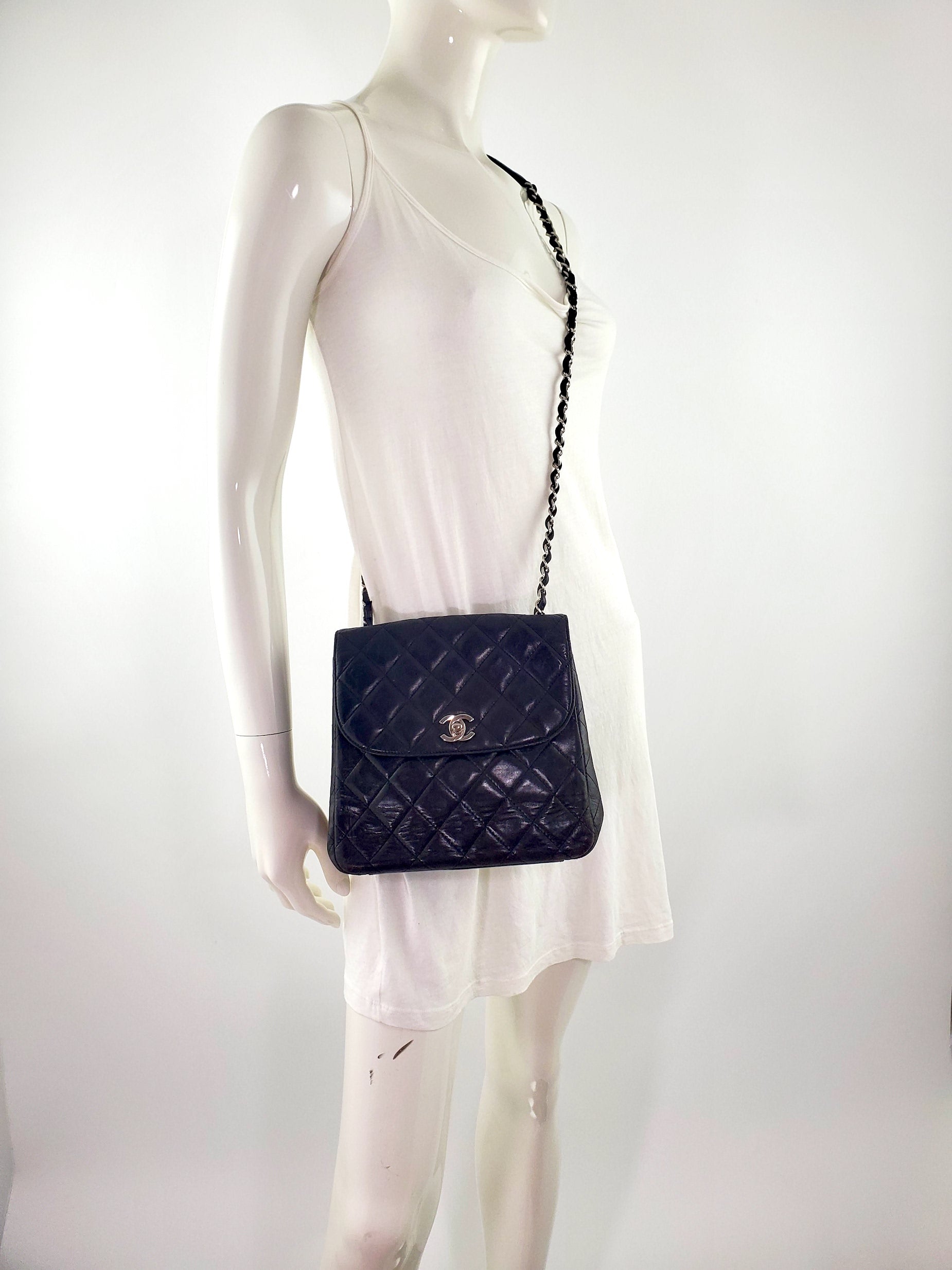 CHANEL Vintage 1997 Quilted Crossbody Flap Bag