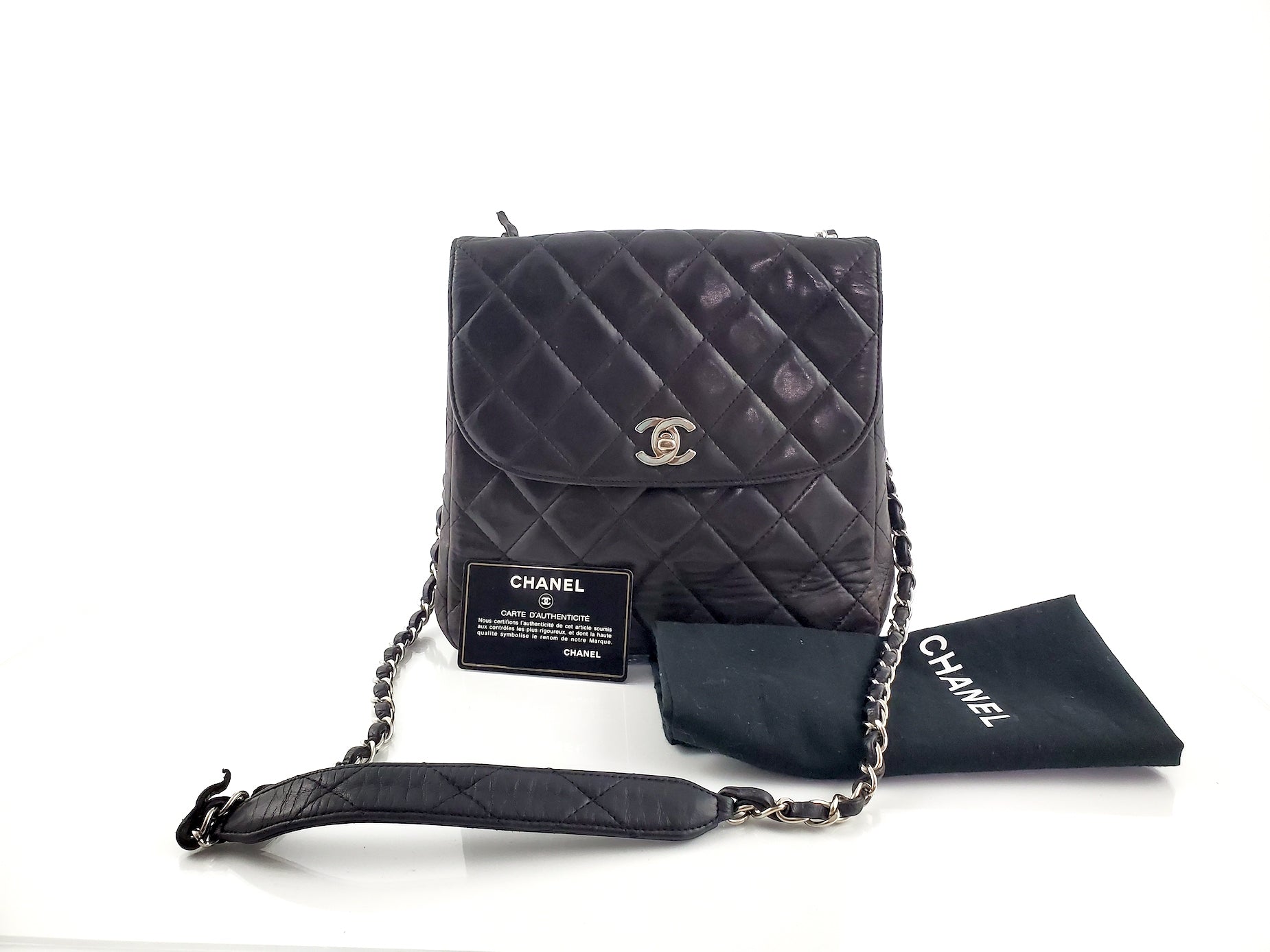 CHANEL Vintage 1997 Quilted Crossbody Flap Bag