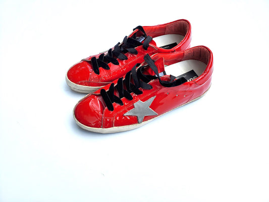 GOLDEN GOOSE Superstar Red Sneakers 40