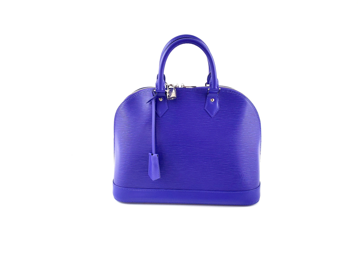 LOUIS VUITTON Purple Epi Alma MM Satchel