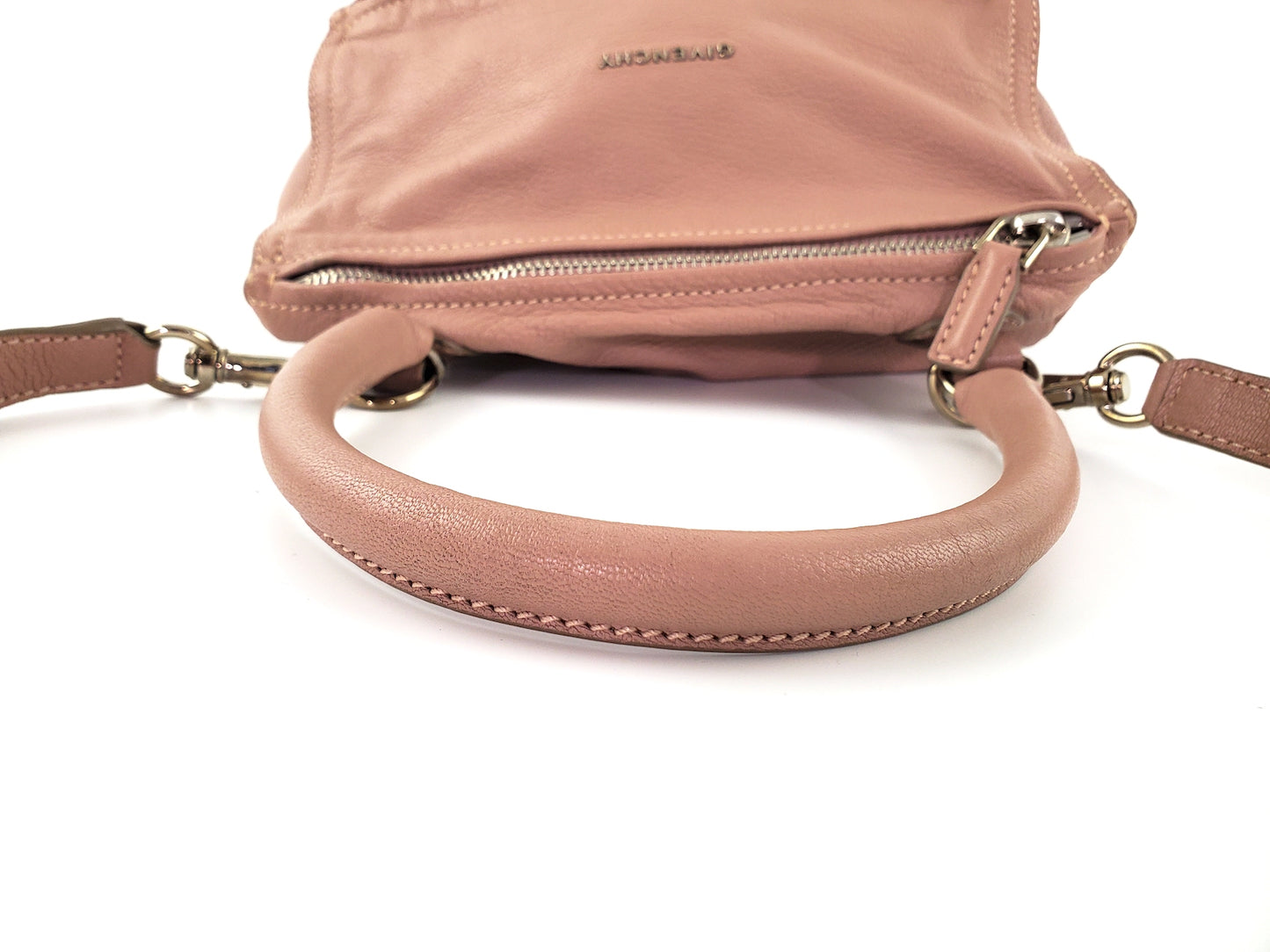 Givenchy Small Pink Leather Pandora Crossbody Shoulder Bag