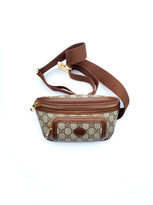 New GUCCI GG Supreme Monogram Belt Bag