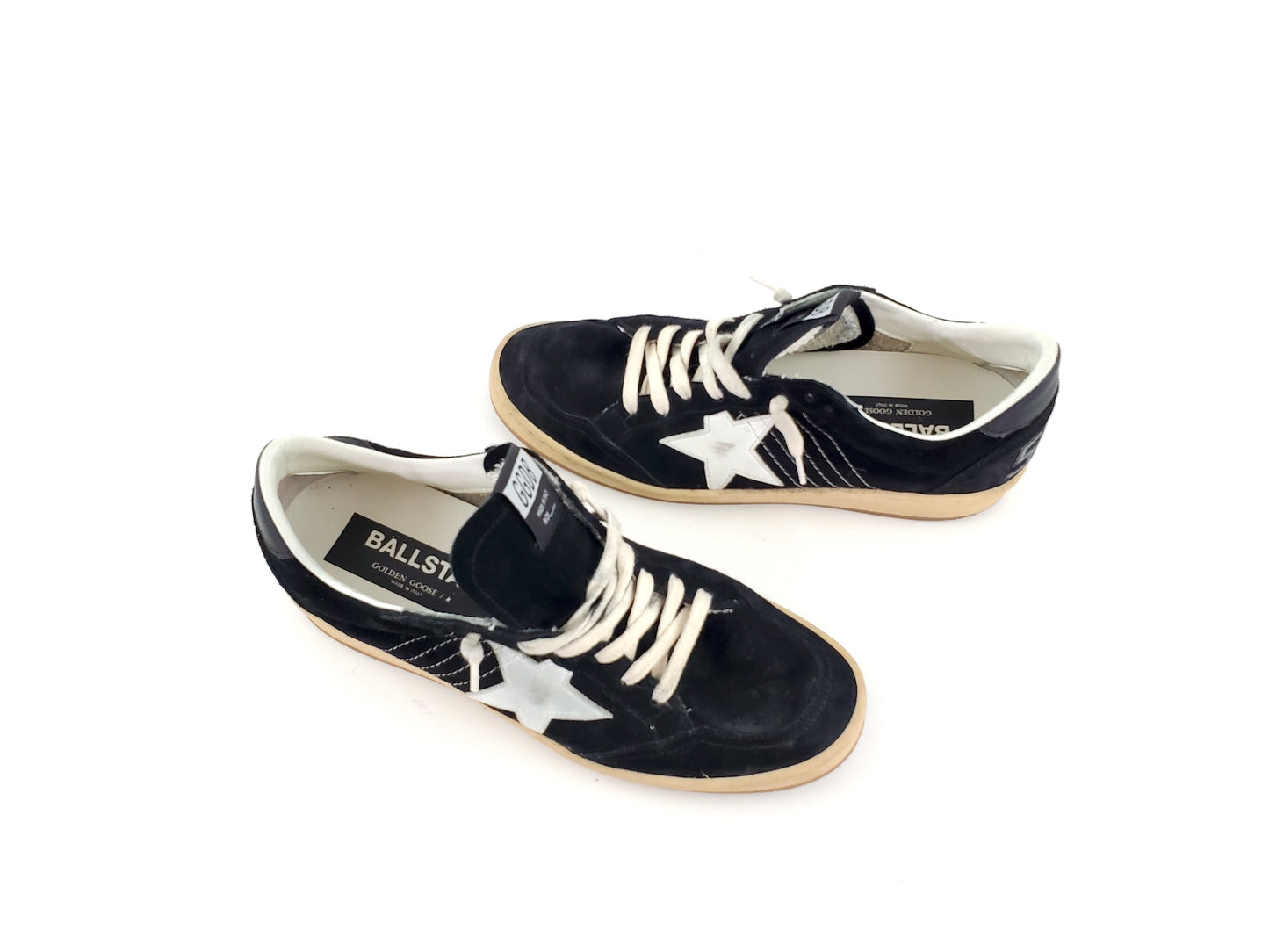 GOLDEN GOOSE Black White Ball Star Sneakers 40