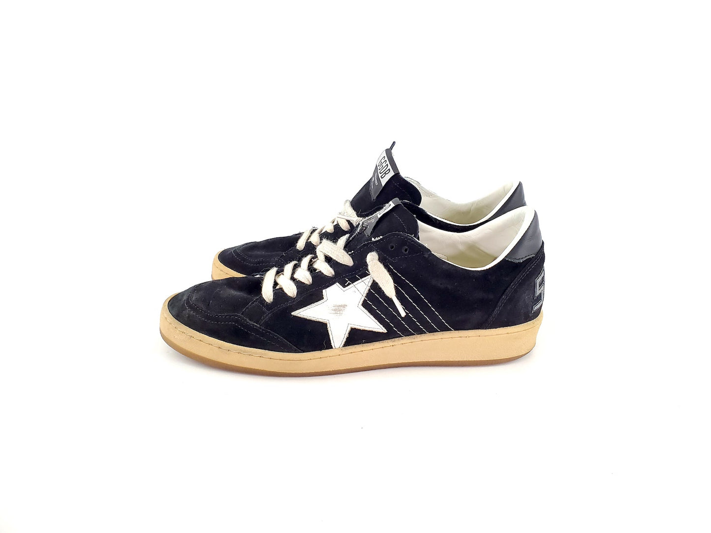 GOLDEN GOOSE Black White Ball Star Sneakers 40