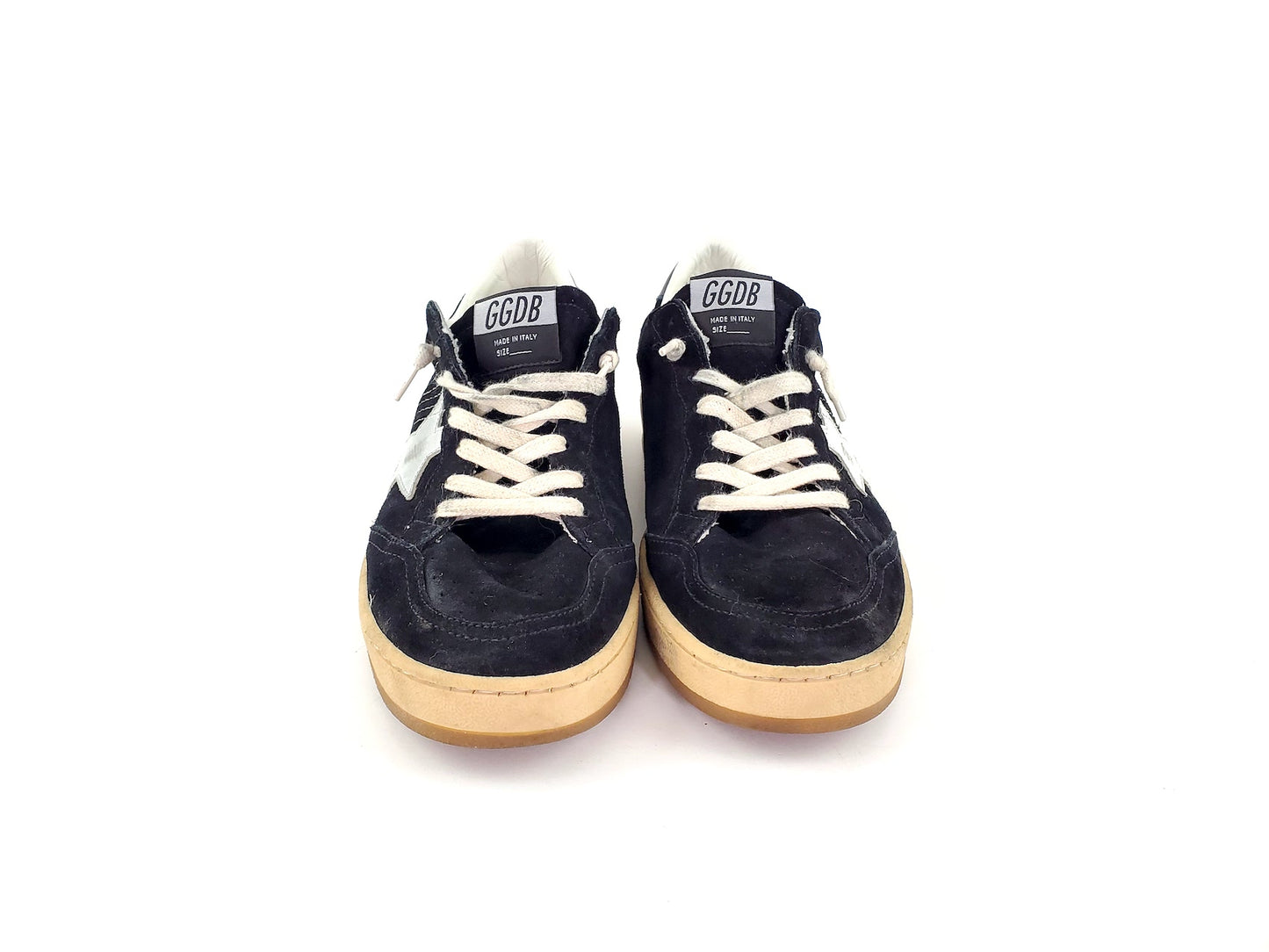 GOLDEN GOOSE Black White Ball Star Sneakers 40