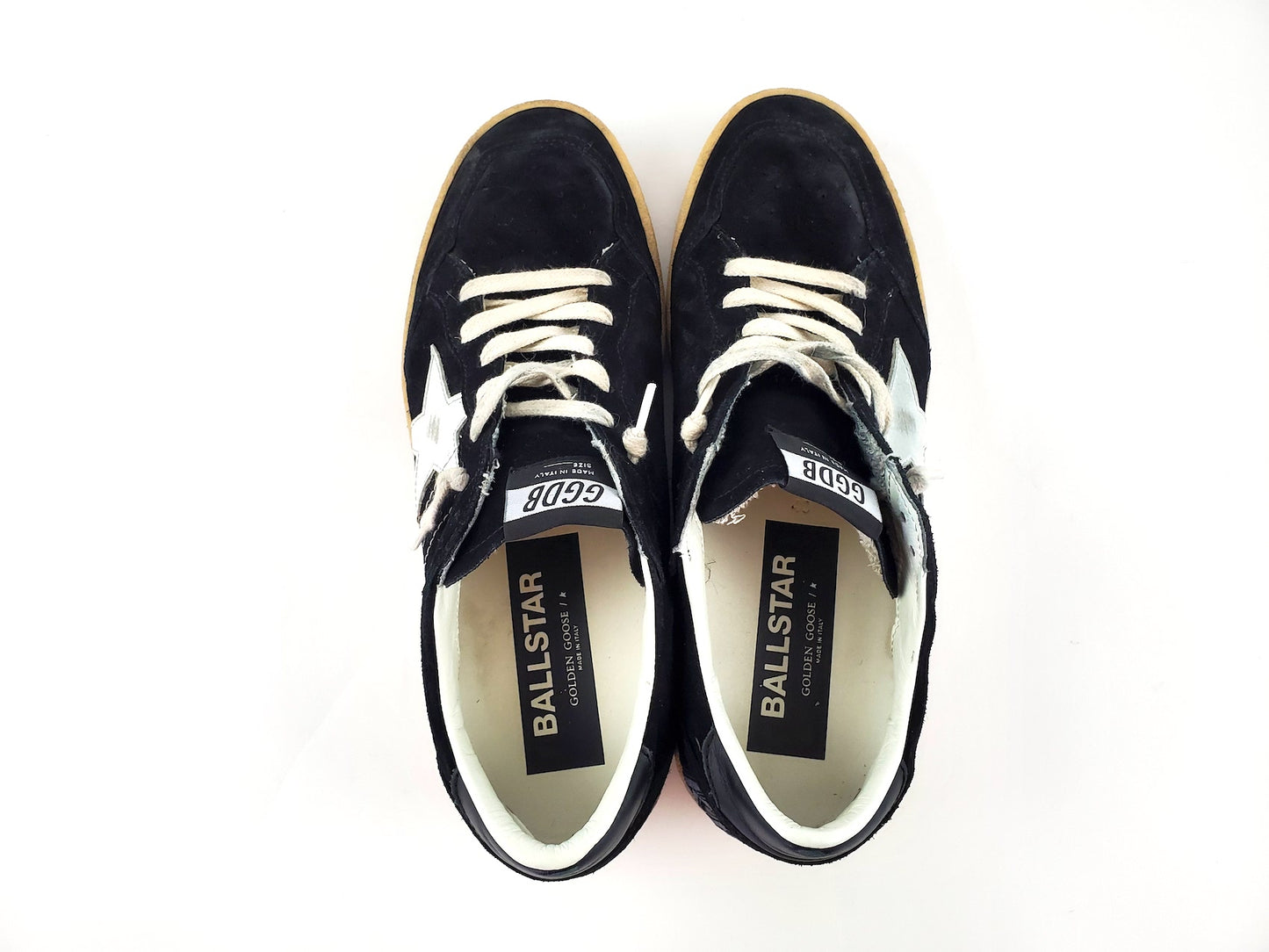 GOLDEN GOOSE Black White Ball Star Sneakers 40