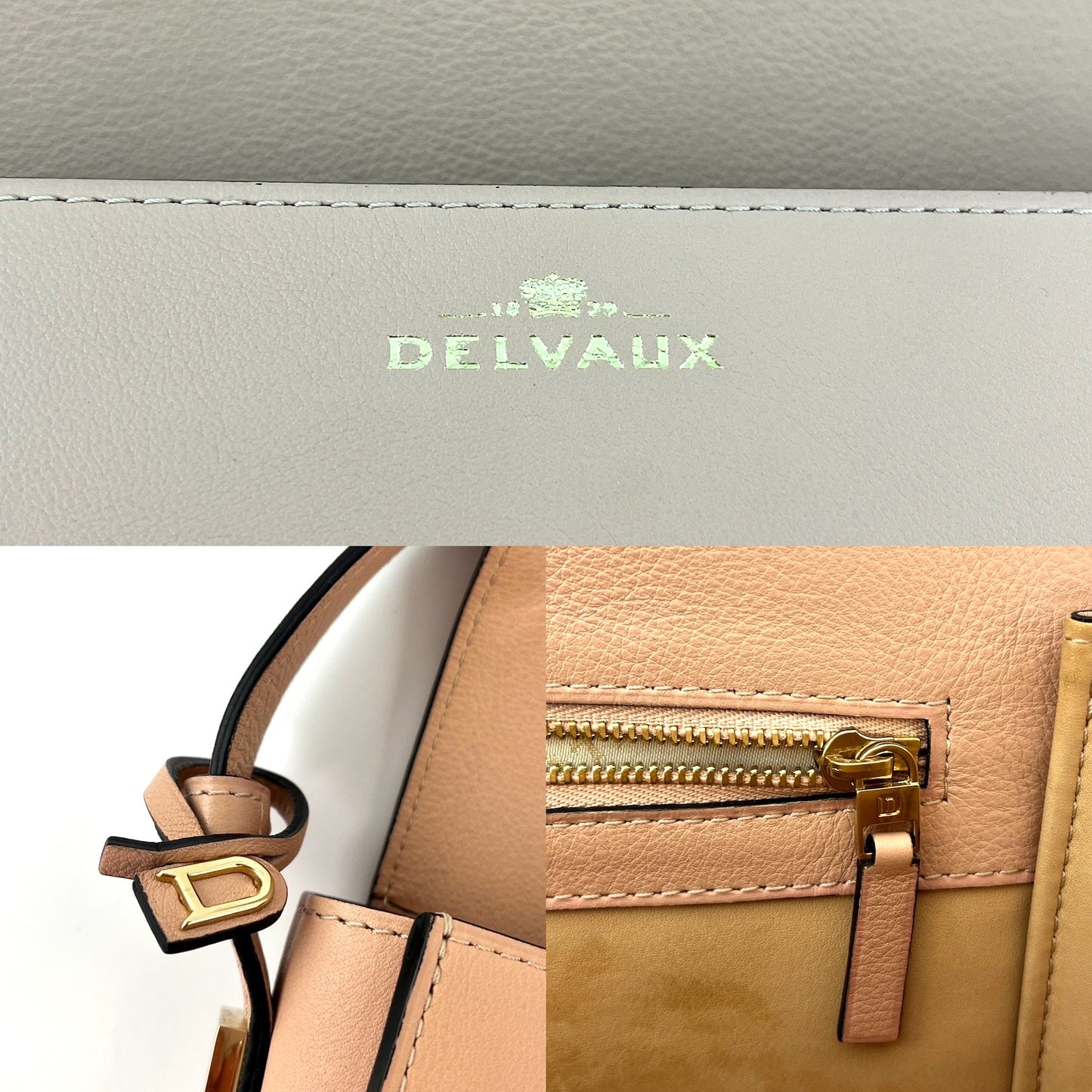 DELVAUX Madame PM Pink Hardware Crossbody Bag