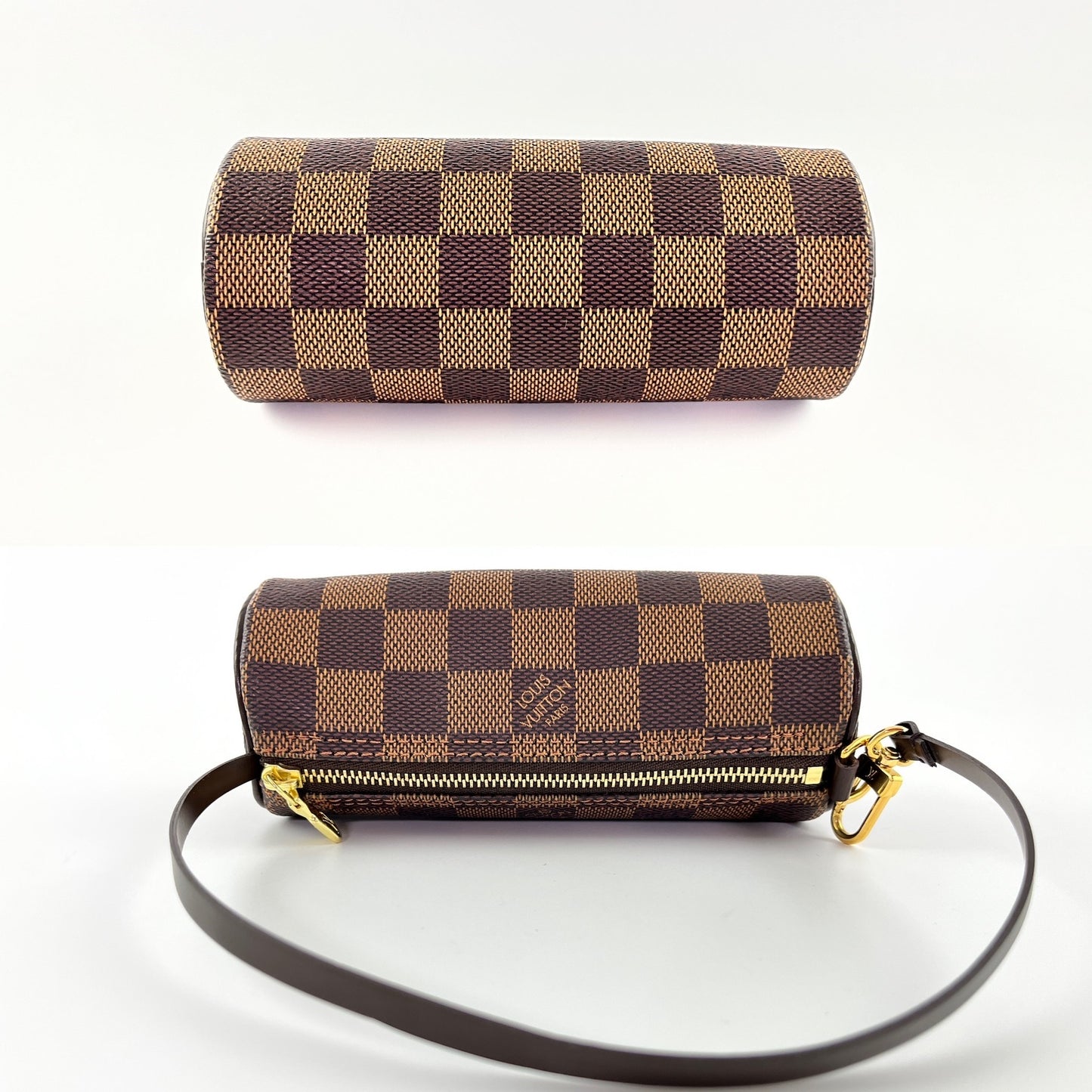 Louis Vuitton Damier Ebene Brown Papillon 30 Bag