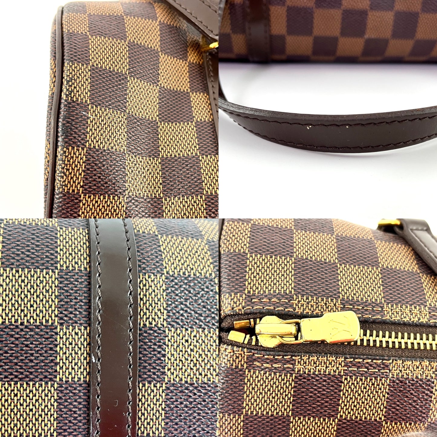 Louis Vuitton Damier Ebene Brown Papillon 30 Bag