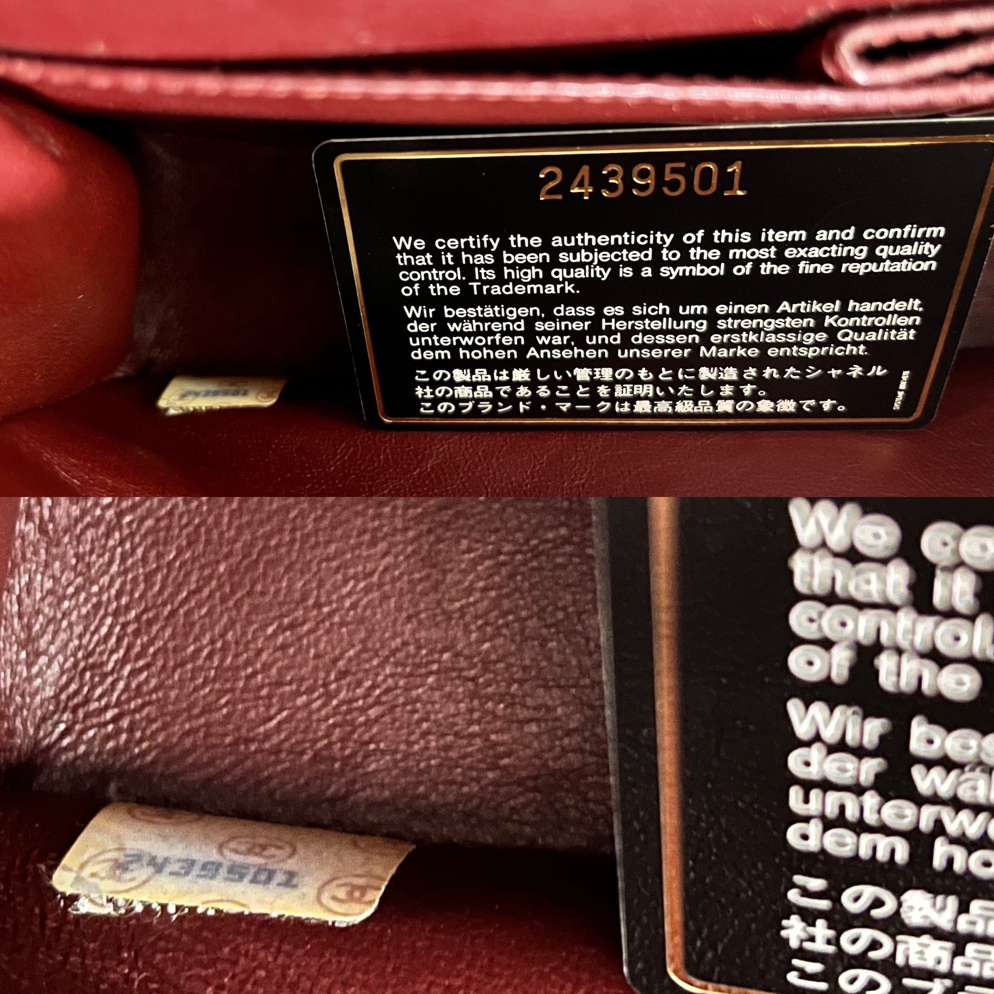 Serial Number How To Tell Authentic Chanel Bag Number Check Date