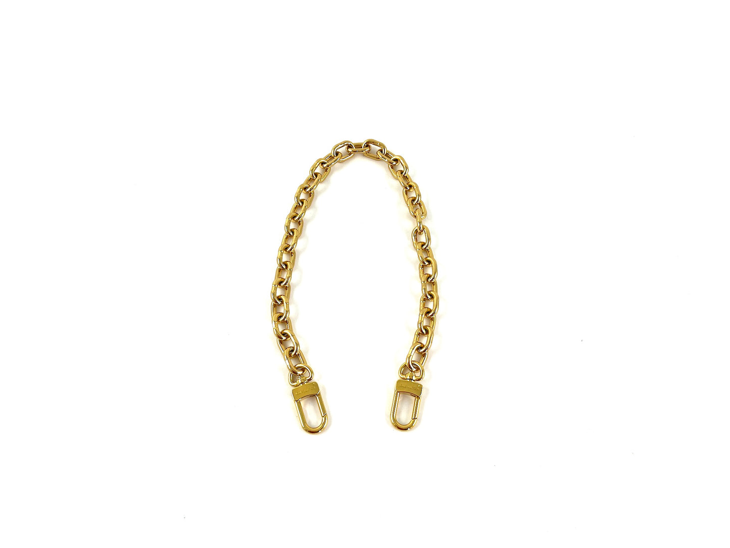 Louis Vuitton Gold Tone Thick Chain Bag Strap