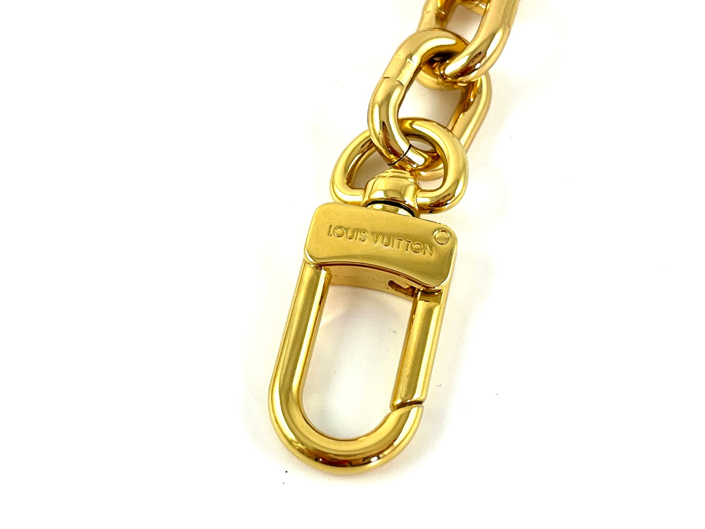 Louis Vuitton Gold Tone Thick Chain Bag Strap