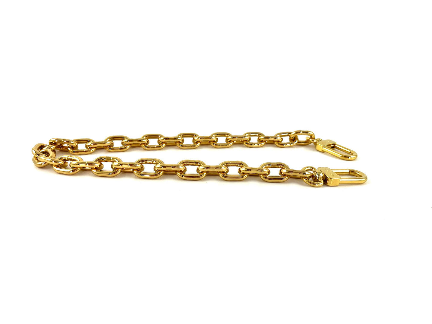 Louis Vuitton Gold Tone Thick Chain Bag Strap