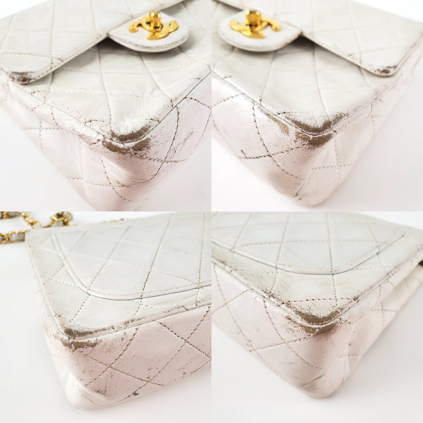 Chanel Vintage Quilted Classic Mini Square Flap Bag