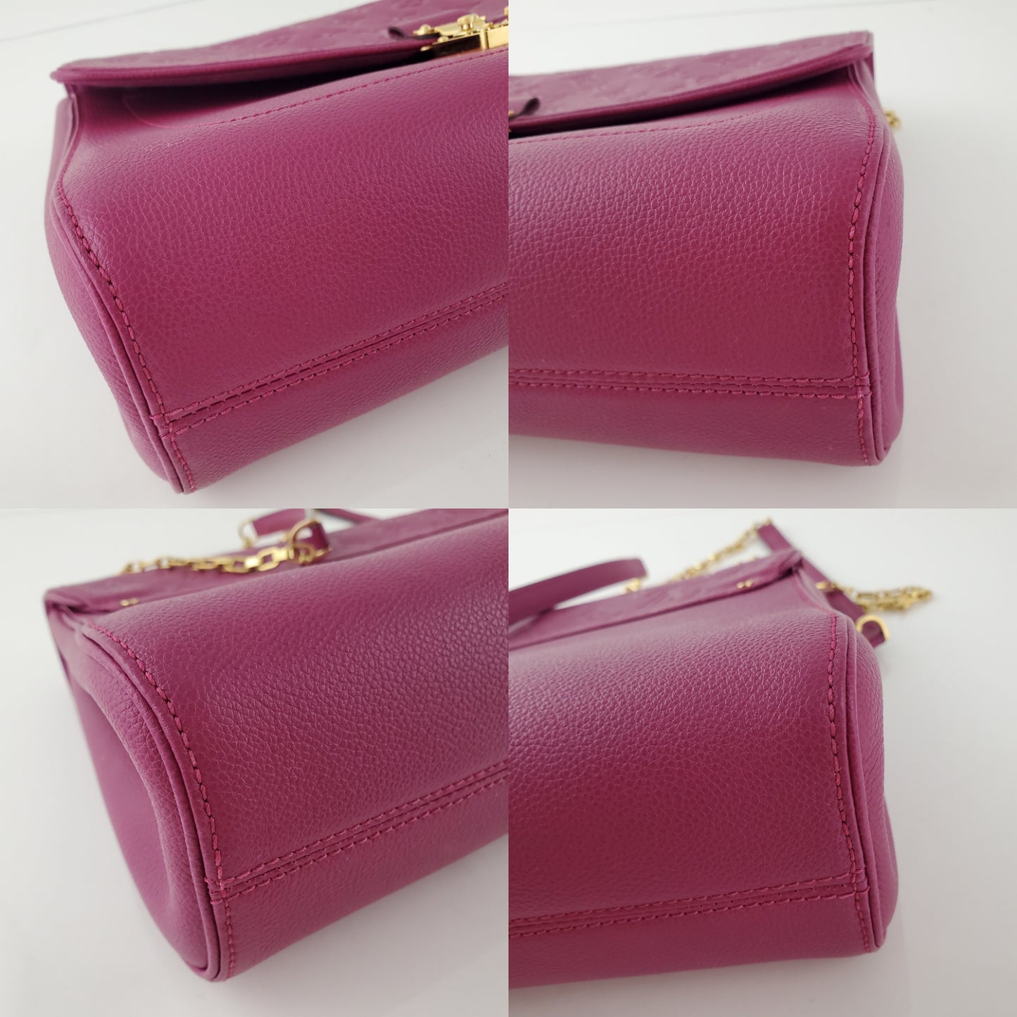 Louis Vuitton Saint Germain MM Pink Empreinte Chain Bag