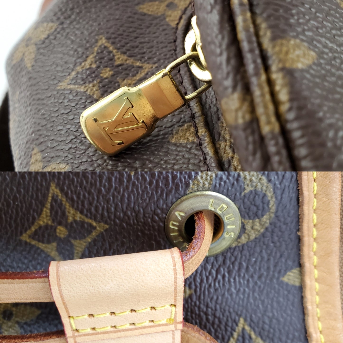 LOUIS VUITTON 1999 Montsouris Monogram Backpack