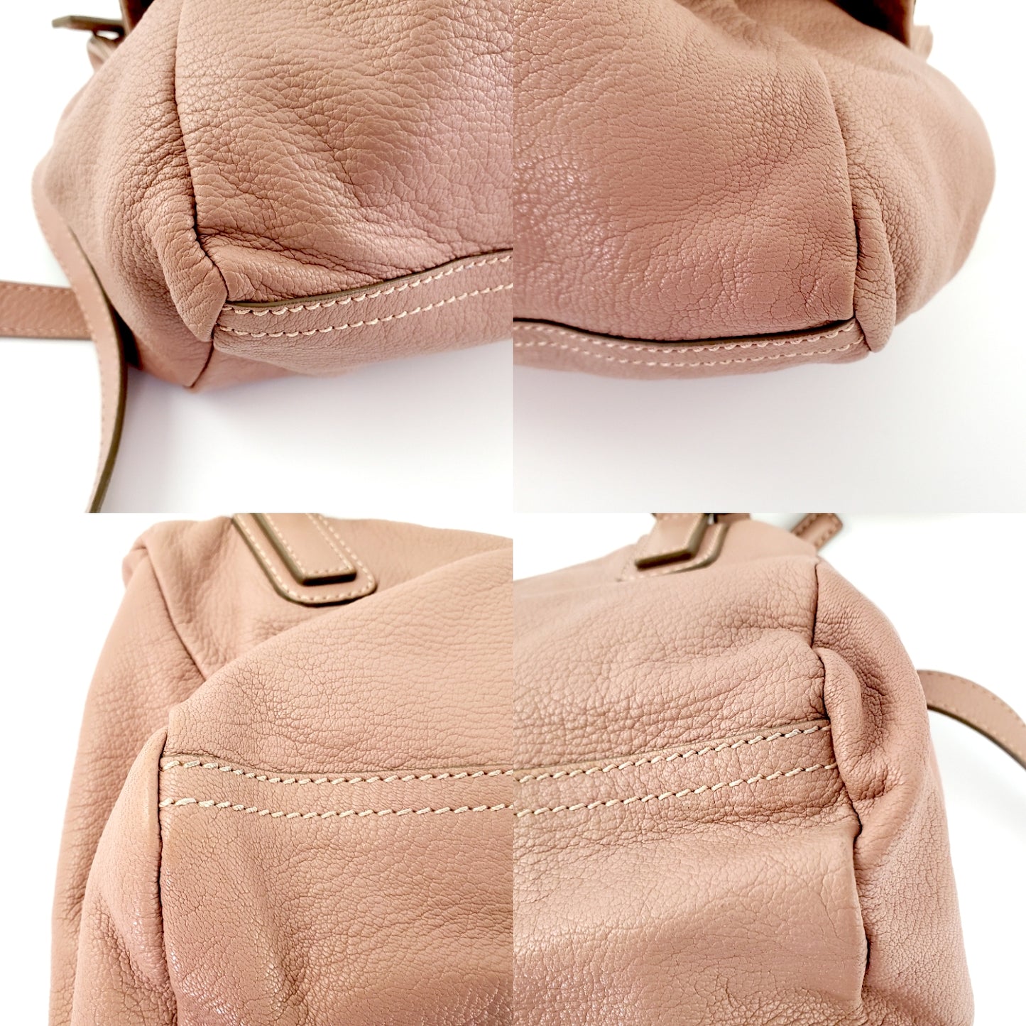 Givenchy Small Pink Leather Pandora Crossbody Shoulder Bag