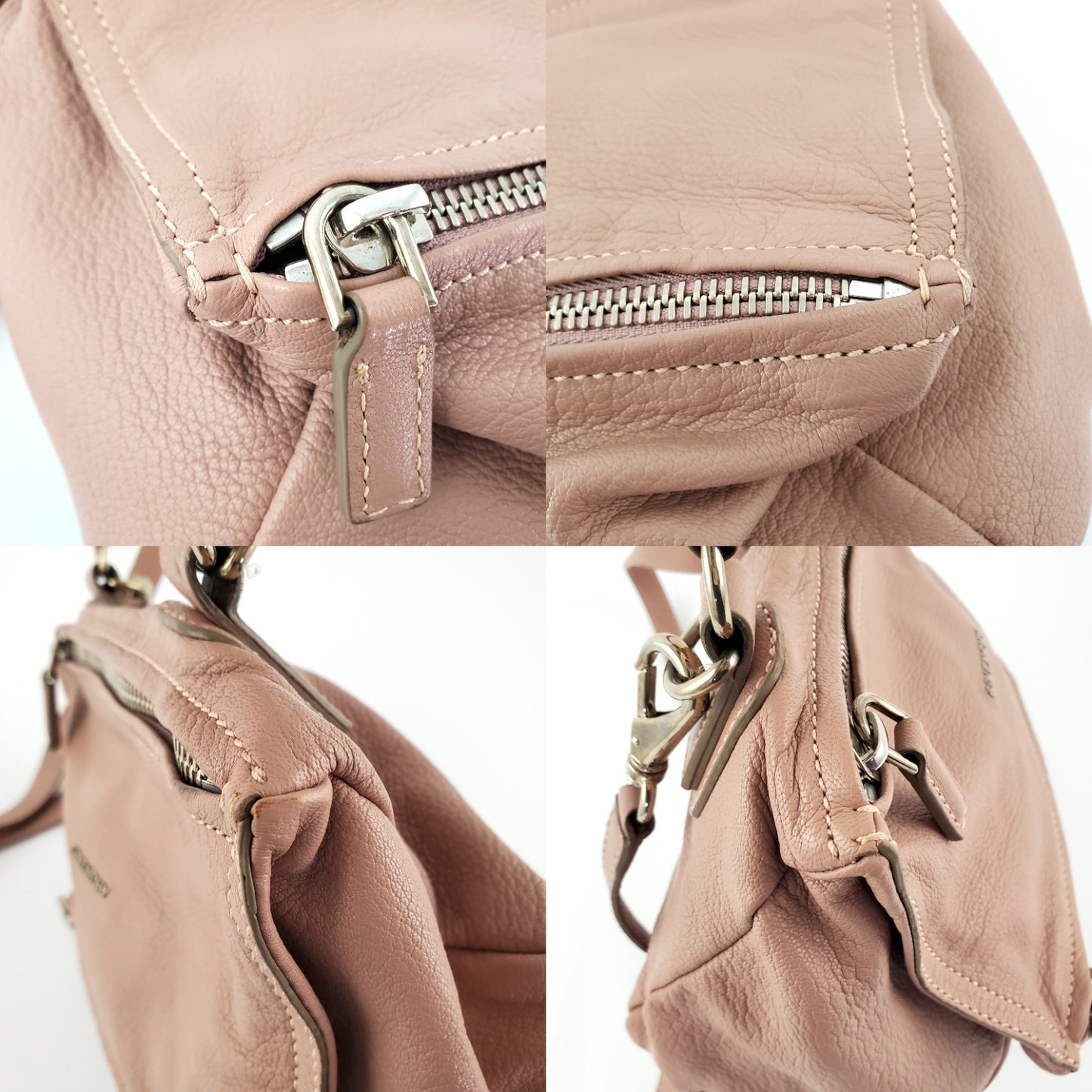 Givenchy Small Pink Leather Pandora Crossbody Shoulder Bag