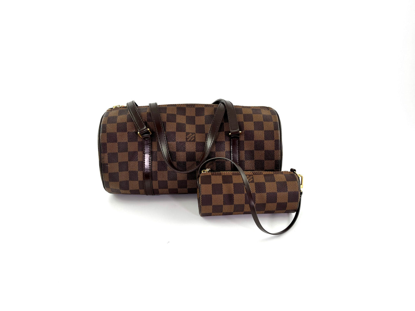 Louis Vuitton Damier Ebene Brown Papillon 30 Bag