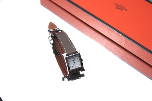 Hermes Heure H Etoupe Stainless Steel Watch