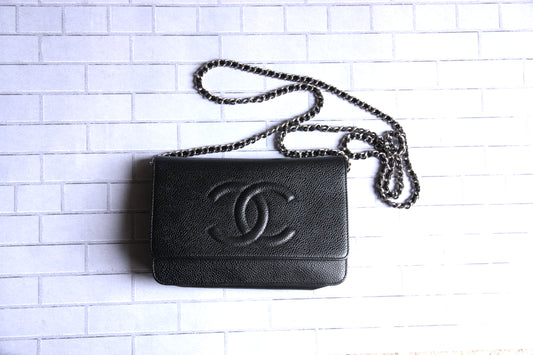 Chanel Timeless CC Logo Wallet on the Chain WOC Bag