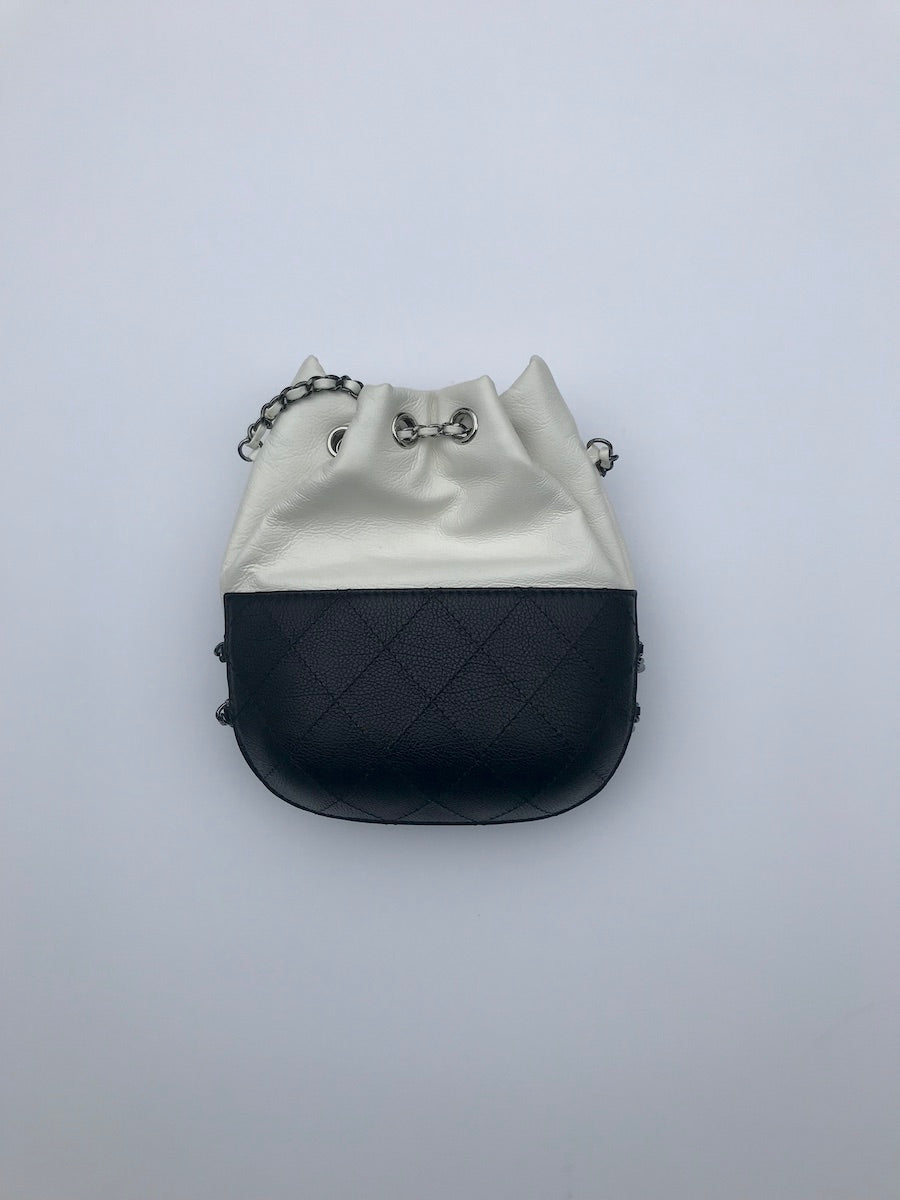 Chanel 2017 Bicolor Gabrielle Small Bucket Bag