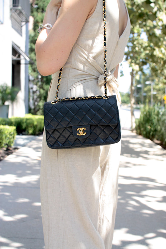 Chanel Vintage Quilted Classic Double Flap