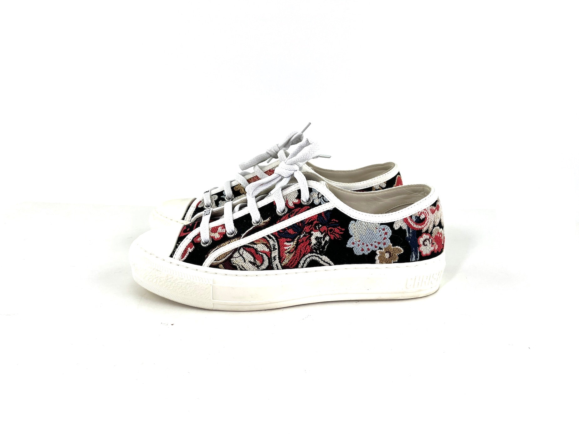 Christian Dior Walk ’n’ Dior Floral Sneakers 38 7.5