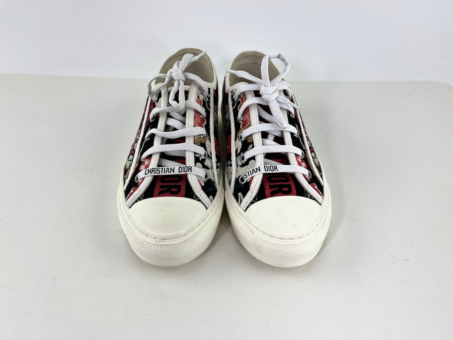 Christian Dior Walk ’n’ Dior Floral Sneakers 38 7.5